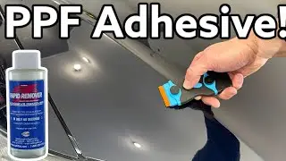 PPF Adhesive Removal On My Tesla Model S | Rapid Adhesive Remover