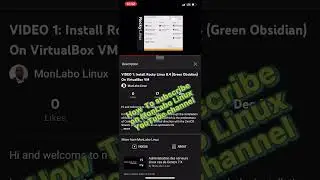 Subscribe to MonLabo Linux YouTube