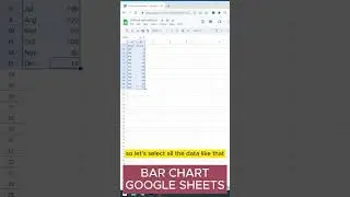 How To Create a Bar Chart in Google Sheets