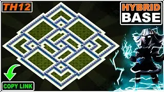 NEW BEST! TH12 Hybrid (Trophy/Farming) Base 2023 COPY LINK | COC Town Hall 12 Base - Clash of Clans