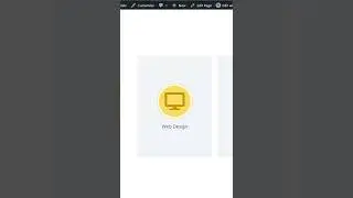 Service card hover animation in Elementor 