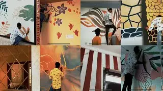 10 Wall Painting || Design Ideas || At Home Decorate