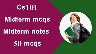 Cs101 midterm mcqs/cs101 midterm notes 