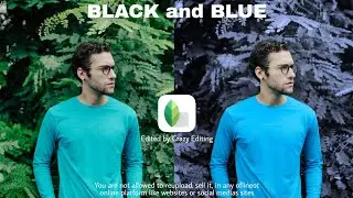 Snapseed - Just 3 steps Black And Blue Effect edit easily | Best Snapseed photo editing 2020