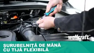 Singura şurubelniţă de mână  cu care puteţi înşuruba şi în poziţii curbate| wolfcraft