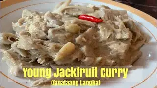 Ginataang Langka with Fried Fish