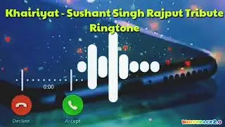 Khairiyat Pucho New Ringtone 2021 | Sushant Singh Rajput Tribute Ringtone | Ringtone 2021 #shorts
