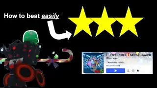 How to beat Roblox Sword Warriors 3 Star Challenge EASILY