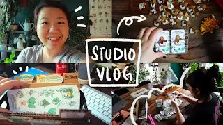 STUDIO VLOG | Packing shop orders, Kickstarter update, and a surprise package!