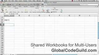 1.4 Excel Shared Workbooks
