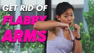 How to Lose Flabby Arms - Kickboxing | No Equipment | Joanna Soh