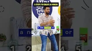 5 steps (tools) to Create AI videos | Digital Pratik #Shorts
