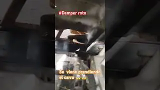 Mucho susto ‼️ sale humo por el capo 💨💨 se prende el carro decía ‼️#damper #mechanic #renaulttrafic