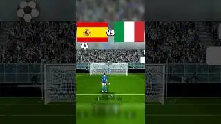 SPAIN vs ITALY 🥶🔥 Match Euro Live #football #shorts