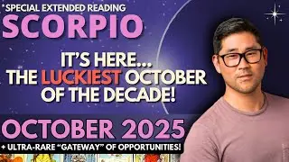 Scorpio October 2025 - YOU JUST BROKE THE INTERNET, SCORPIO. RAREST OF ALL! 🥳​🌠​ Tarot Horoscope