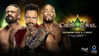 WWE 2K24 Andrade Vs. LA Knight Vs. Carmelo Hayes | United States Championship | WWE Crown Jewel 2024