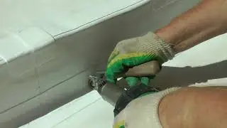 Гидроизоляция стилобата мембраной ТПО.