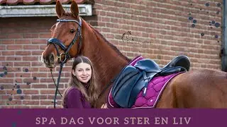 De paarden door de wasstraat!