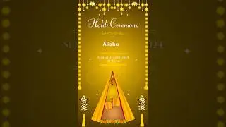 Indian wedding invitation #shorts #wedding #graphicdesign