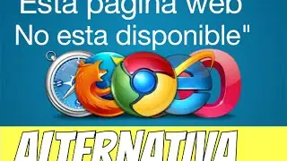 Solución al error "esta pagina web no esta disponible"