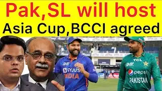 BIG NEWS | Asia cup will pay Lahore and Sri Lanka on Hybrid model | BCCI & ACC agreed | PCB Happy