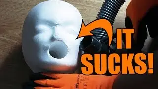 STYROFOAM HEAD vs. DRILL PRESS | How to make a bj machine