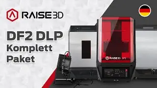 Raise3D DF2 DLP Resin 3D-Drucker - erster Eindruck des kompletten Sets inkl. DF Was & Cure