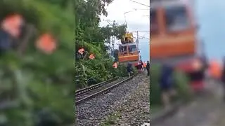 В Сочи из-за схода селя на пути задержаны 12 поездов