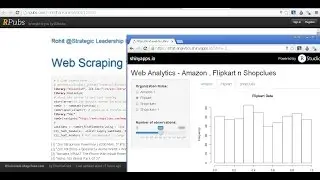 Web Scraping using RSelenium n SHINY