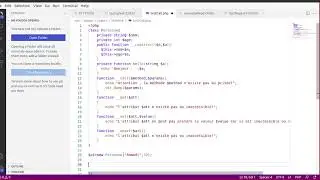 php vidéo 51 : La POO en php /  méthode magique toString