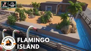 Building A Modern Flamingo Island In Planet Zoo - Newtropic Zoo EP: 13