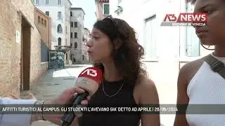 AFFITTI TURISTICI AL CAMPUS: GLI STUDENTI L'AVEVANO GIA' DETTO AD APRILE | 28/08/2024