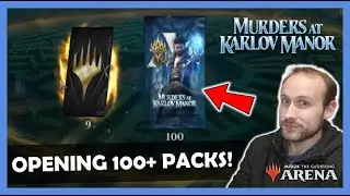 Opening 100+ Karlov Manor & Golden Packs After Drafting Value! | MTG Arena New Deckbuilding Ideas