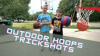 Outdoor Hoops Trickshots | Jude Perfect