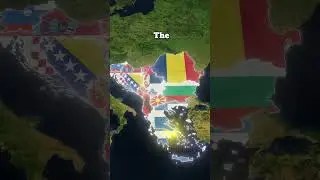 What countries are in the BALKANS 🤯 #shorts