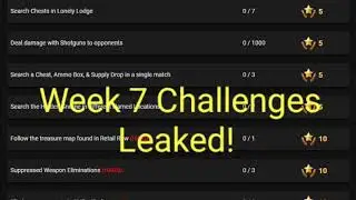 Fortnite | Week 7 Challenges Leaked! | Spoiler