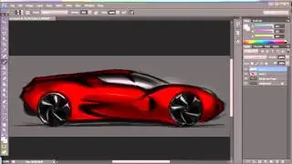 Como pintar un auto en photoshop - part 2