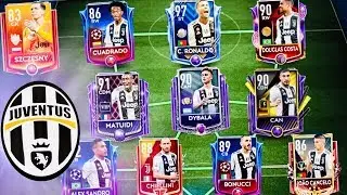 BEST JUVENTUS TEAM IN FIFA MOBILE 19 with 100 OVR Masters,Toty Ronaldo,Dybala,Gameplay and packs