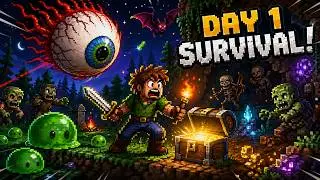 Terraria Adventure Begins! I Found a Strange World 😱
