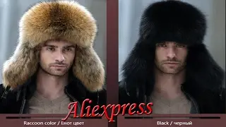 Супер теплая мужская шапка-ушанка на натуральном меху с Алиэкспресс обзор