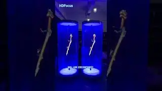 3d hologram fan splicing cylindrical hologram cabinet human solution #3dhologramfan #humanhologram