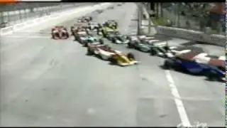 2004 CART Long Beach Grand Prix start crash