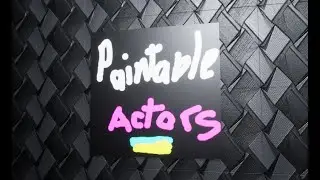 UE4 Paintables & Cleanable dirty mirror (Showcase)