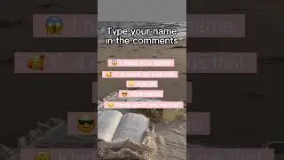 Put your name in the comments! ❤️🫶🏻