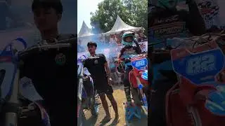 m athar 23 siap siap buat start #grastrack #motocross