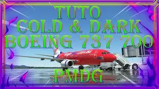 TUTO COLD & DARK BOEING 737 700 PMDG microsoft flight simulator 2020