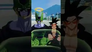 Goku and Cell are California Girls #dragonball #anime #shorts