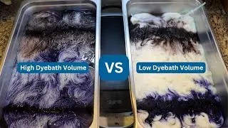 How Dyebath Volume Makes a Difference for Immersion Dyeing Yarn & Color Spread (Dyepot Weekly 543)