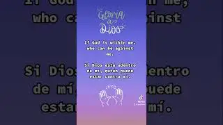 Gloria a Dios. 