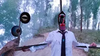 Pochita, Chainsaw Man Vs Siren Head Creature